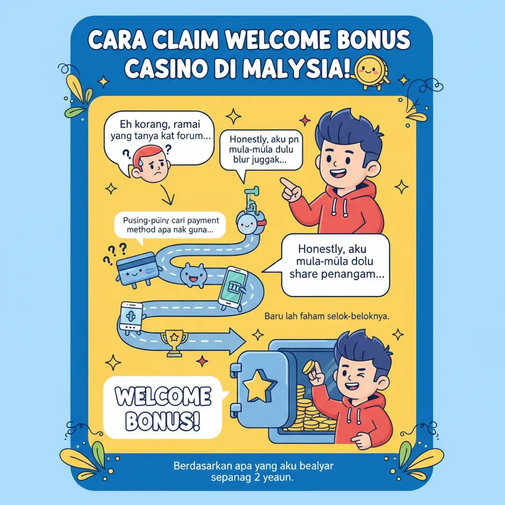 Cara Claim Welcome Bonus Casino di Malaysia