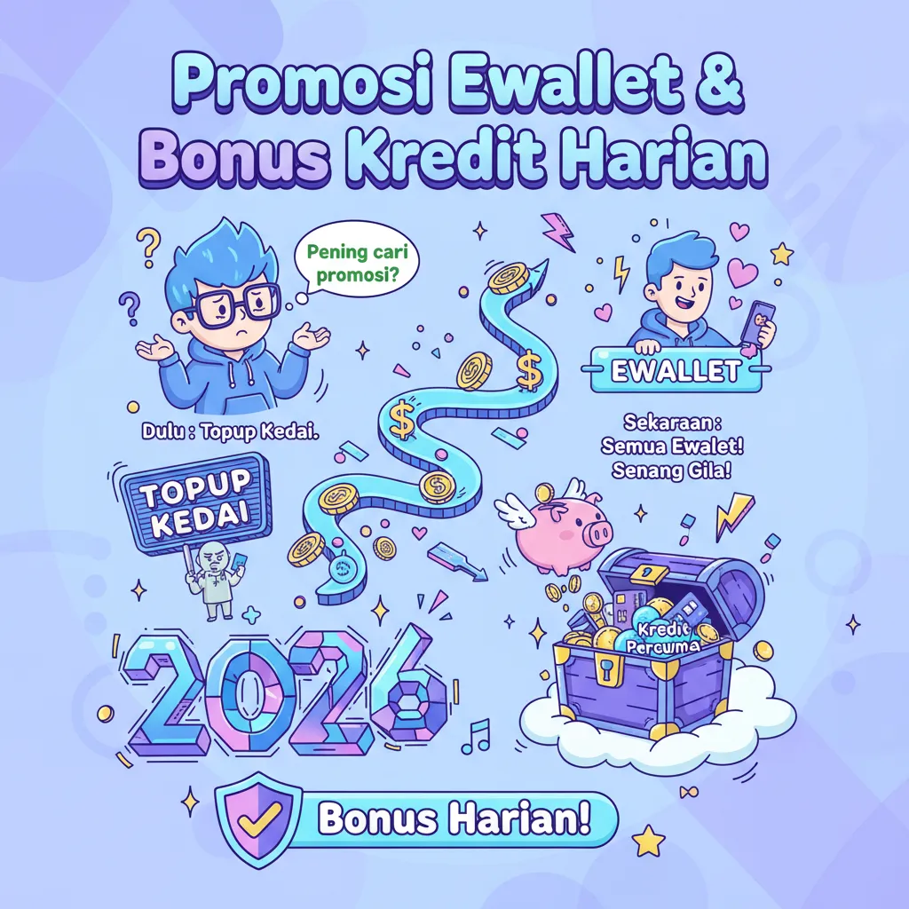 Promosi ewallet dan bonus kredit harian