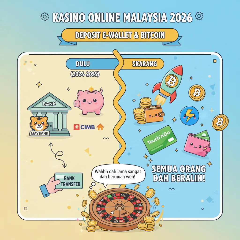 Pilihan Deposit eWallet dan Bitcoin di Malaysia