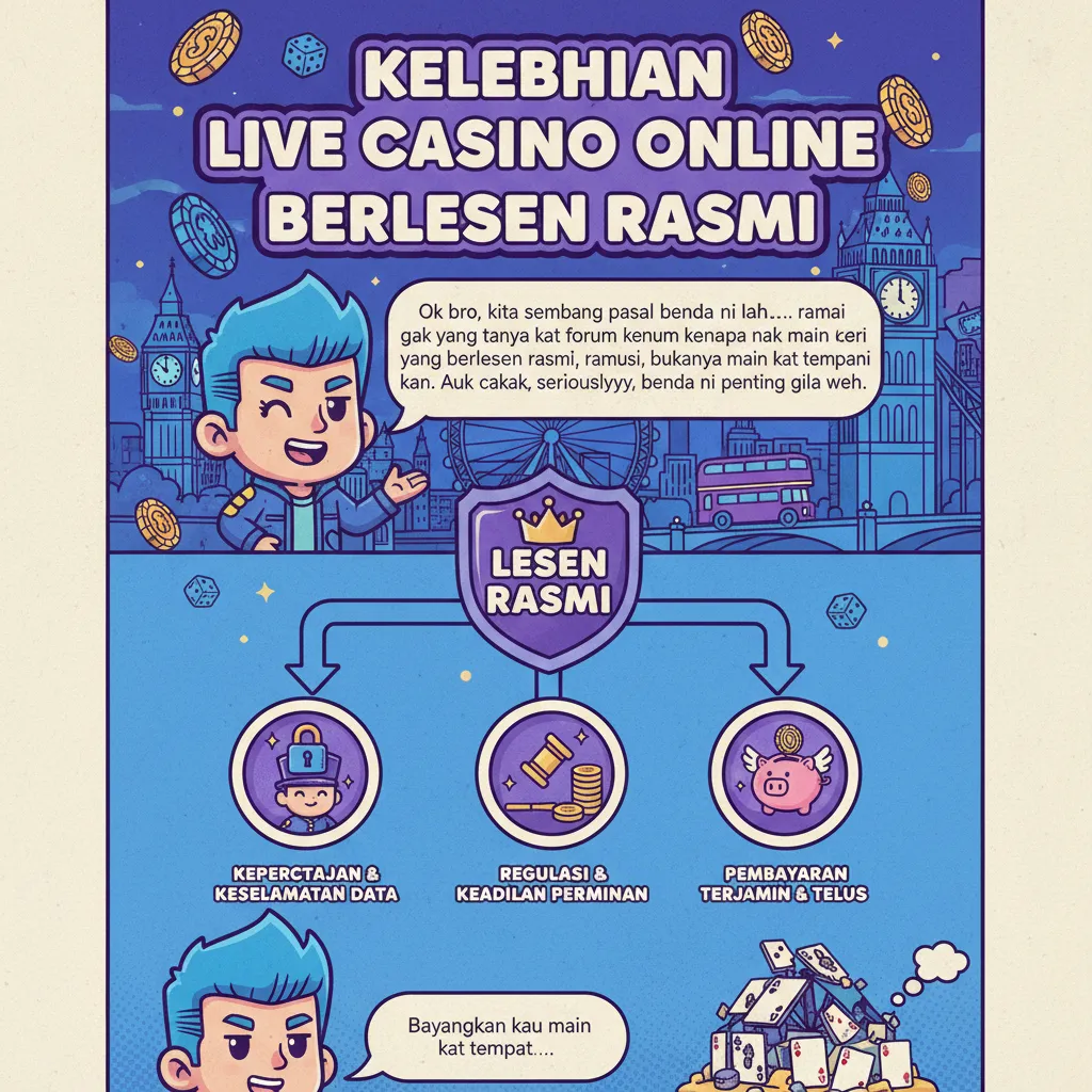 Kelebihan Live Casino Online Berlesen Rasmi